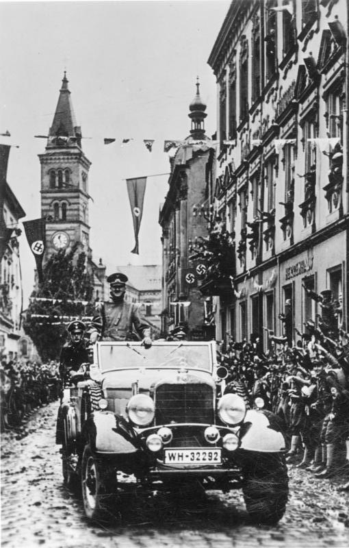 Adolf Hitler in Graslitz